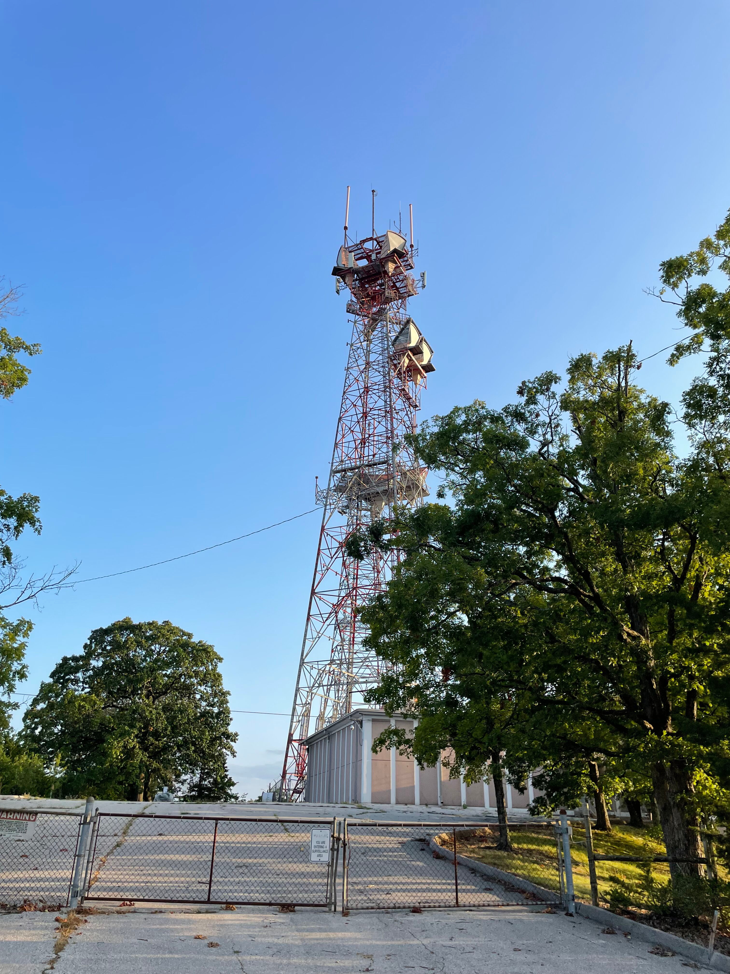 Up close of the tower.